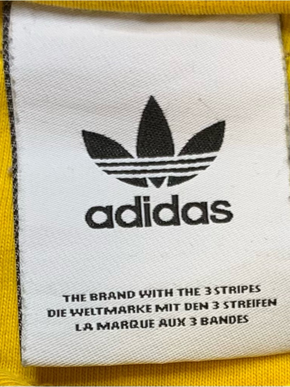 adidas Originals 3-D Trefoil Graphic Sweat Hoodie in “Active Gold” - Picture 8 of 12